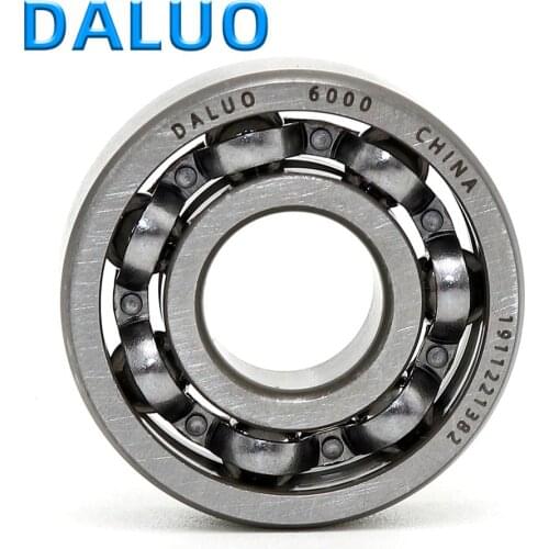 1PCS 6000 10X26X8 DALUO Bearing 6000 P6 ABEC-3 Open Single Row Deep Groove Ball Bearings Metric