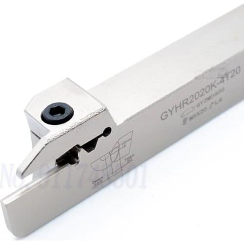 1pc GYHR2020K-2T18 GYHR2525M-3T20 High-Speed Finishing Spring Steel Tool Holder CNC Lathe Slotting Arbor External Grooving Tools