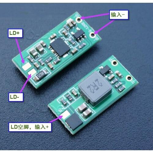 1W 2W 3W 4.75W 450nm 462nm 520nm blue green Laser Drive LD Constant current boost Circuit