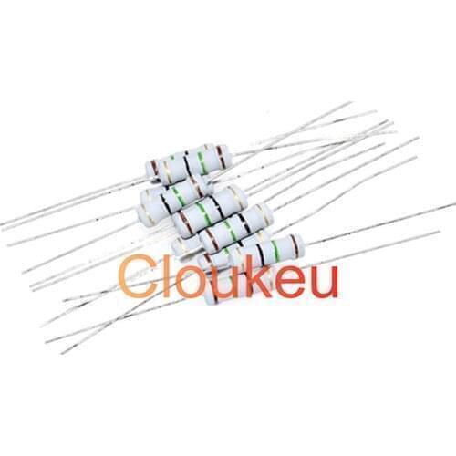 1W 5% Color ring Wirewound fuse resistance KNP 0.1R 0.15R 0.33R 0.68R 1R 1.5R 2R 2.2R 3R 3.3R 4.7R 5.1R 6.8R Ohm