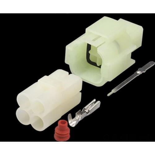 100 sets 4 Pin DJ7041-2.3-11/21 4 Way Waterproof Auto Connector Electric Female Connector