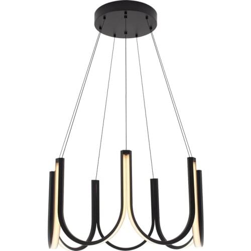 American chandelier living room modern minimalist iron art light luxury rustic retro Nordic creative dining room lamps
