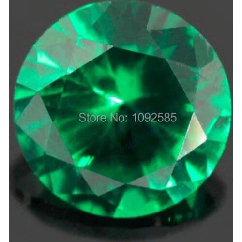 Free shipping wholesale 1000pcs/lot 0.8-1.5mm Cubic Zirconia green round perfect cut CZ stone
