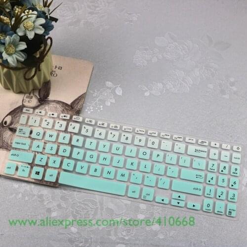 15.6 inch Silicone laptop Keyboard Cover Skin Guard For Asus Vivobook 15 F512FA F512DA F512 F512F A512 A512FJ A512F X512F FA DA