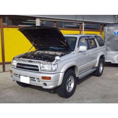 For 1995-2002 Toyota Hilux Surf KZN185W SUV Front Hood Bonnet Gas Struts Lift Support Shock Damper Carbon Fiber