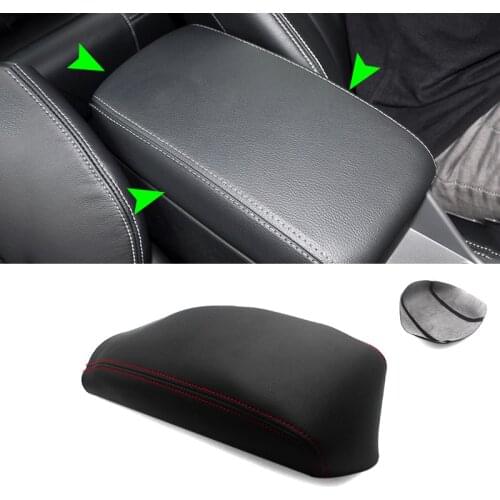 For Honda Civic 9th Gen 2012 2013 2014 2015 Microfiber Leather Car Interior Center Control Armrest Box Cover Sticker Trim