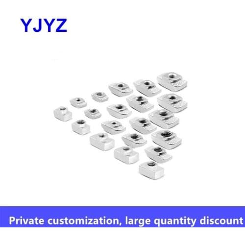 European standard T-nut 20/30/40/45 aluminum profile special slider nut boat hammer head M3M4M5M6M8