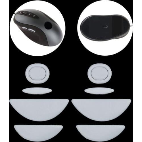 2 Sets/pack Mouse Feet Mouse Skate For Logitech MX518 /G400 /G400S White Mouse Glides Curve Edge