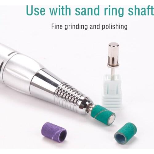 New 50/100Pcs Sanding Bands Electric Nail Drill Bit Accessories UV Gel Polish Removal 80# 120# 180# Printing Ring Manicure Tools