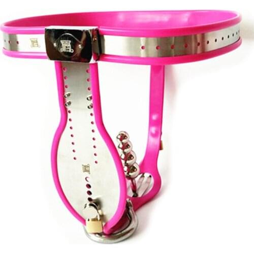 Male Chastity Belt Chastity Pants with Anal Plug Bondage T-type Chastity Device Sex Products Sexy Toys G7-4-30