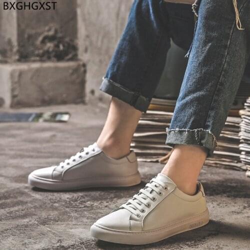 White Leather Casual Shoes Men Sneakers Fashion Running Shoes for Man 2021 Sport Shoes Men Zapatillas Hombre Chaussure De Homme