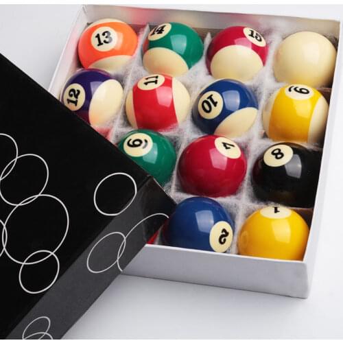 52mm Diameter Billiards Pool Balls Complete Set 16pcs High Quality Resin Ball Billliard Accessories For Billiard House or Bar