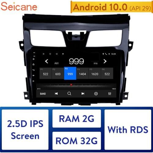 Seicane Android 10.0 9 Inch Car Radio For 2013 2014-2017 Nissan TEANA 2Din Wifi GPS Multimedia Player Support Bluetooth 8-Core