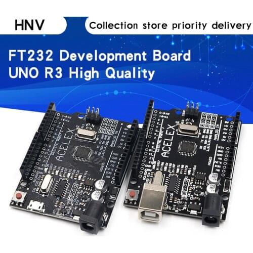 High quality One set UNO R3 (FT232) MEGA328P for Arduino UNO R3 ATMEGA328P-AU Development board