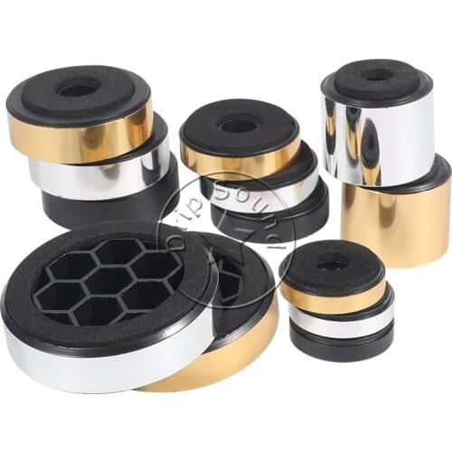 4pcs Black/Gold/Silver Speaker Spike Foot Stereo Woofer Amplifier Shockproof Base Pad #2