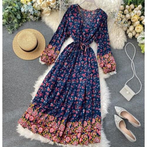 Spring summer womens runway fashion long sleeve elastic square collar dress female fashion chic slim long beach dress TB123