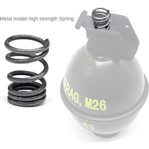 High strength spring for metal model effect