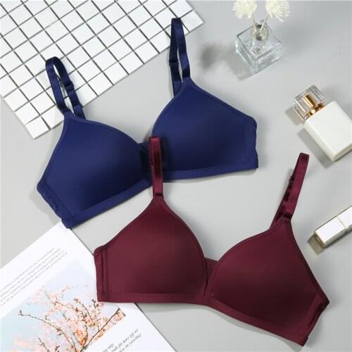 Factory Retail Girlie Comfortable Wireless Bras Super Push Up Breathable Soft Underwear For Women SexyBralette