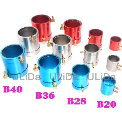 1pcs B20 B28 B36 B40 Brushless Motor Water Cooling Jacket CNC Aluminum Water Cooled Ring for RC Electric Boats Engine Cooler
