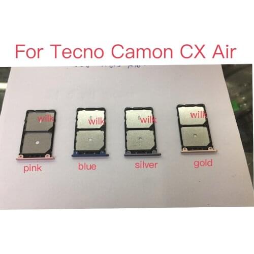 1pcs New Sim Tray Holder For Infinix Tecno L9 Plus SIM Card Tray Slot Holder Adapter Socket Repair Parts