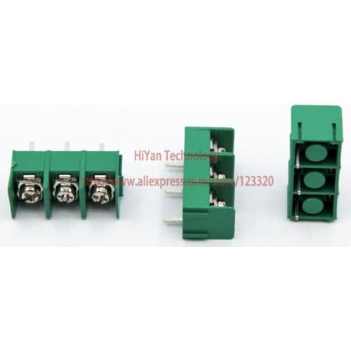 100pcs/lot) 3Pin PCB Screw Terminal Block Connector KF8500-3P pitch:8.5MM Green 8.5mm KF8500
