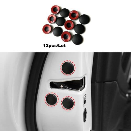 12pcs/Lot Car Door Lock Screw Protector Cover For Smart fortwo forfour forease forjeremy forstarts fourjoy Vision EQ fortwo