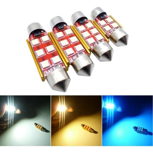 2x C5w Led Canbus Bulb Festoon 31mm 36mm 41mm Car Interior Lights For Vw Polo 6r Gti Golf 4 5 6 7 Jetta Mk5 Mk6 Sharan Cc