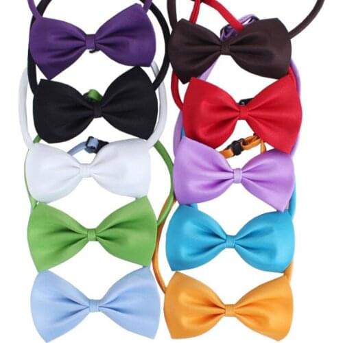 4 pcs/lot Fashion Dog Cat Bow Tie Neck Tie Collar Pet Christmas Dog Bows Accessories Supplies for Dog Clothes Harness