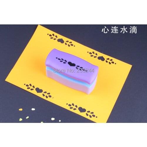 Free shipping flower water embossing punch for greeting card handmade Scrapbook puncher paper border punches