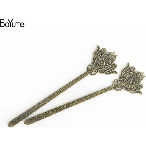 BoYuTe (10 Pieces/Lot) 135*36MM Antique Bronze Plated Vintage Style Metal Zinc Alloy Phoenix Bookmarks Diy Jewelry Findings