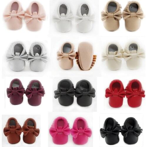 2020 new Newborn Boys Girls Shoes First Walkers Baby non-slip boots PU Leather Baby Moccasins 0-18 Months