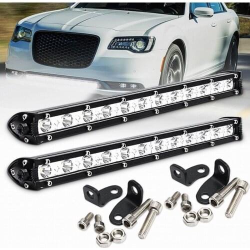 Extreme Slim Off Road Light Bar 13 Inch 36W LED Chip 3500LM Flood Beam Work Light Bar Driving Lamp F-Best