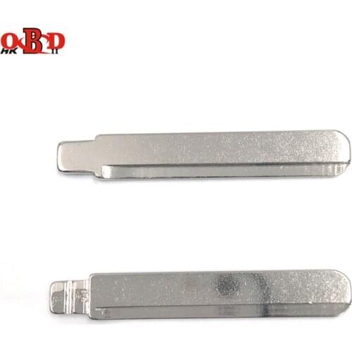 HKOBDII 10 pcs/lot Metal Blank Uncut Flip KD Remote Key Blade Type 56# for BYD F3 NO. 56 Blade
