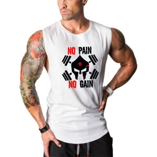 Workout Fitness Men Tank Top Bodybuilding Stringers Tank Tops Singlet Brand Gyms Clothing Cotton Sleeveless Shirt Muscle Tops