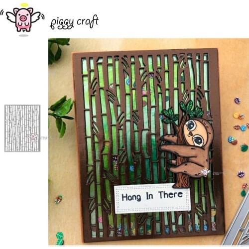 Piggy Craft metal cutting dies cut die mold Tree bamboo frame Scrapbook paper craft knife mould blade punch stencils dies