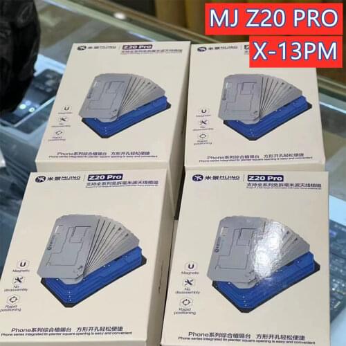 MiJing Z20 10 IN 1 Middle Frame Planting Tin Template For iPhone X XS 11 12 Pro Max Motherboard BGA Reballing Stencil Platform