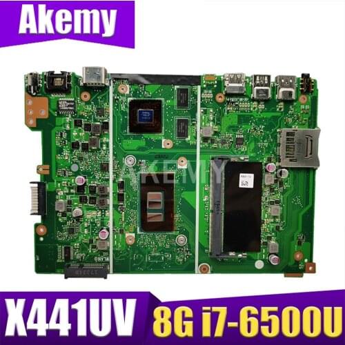 New X441UV 8GB RAM/i7-6500U 920MX/2GB GPU Motherboard For ASUS X441U X441UV A441UV F441U Laotop Mainboard Motherboard
