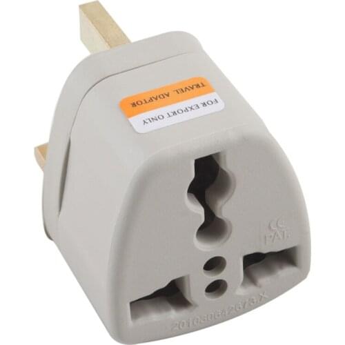 New US AU EU to UK 3 Pin Travel Adapter Converter Outlet AC Wall Power Plug #27336
