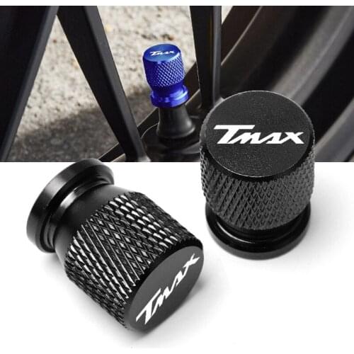 One Pair Motorcycle Aluminum Wheel Tire Valve caps For YAMAHA TMAX 530 SX/DX T-MAX TMAX 500 530 560 Tech Max 2019 2020 all year