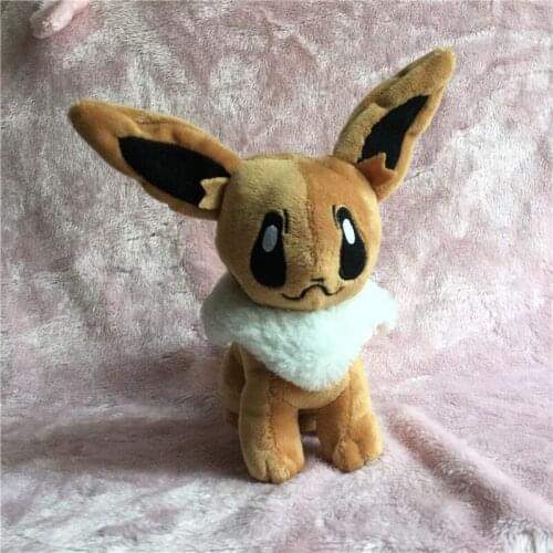 Original Pokemon Pikachu Series Eevee Plush Toy Stuffed Doll 19cm Kids Gift