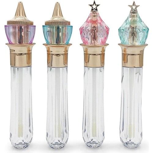 4ml Empty royal court style Lip Gloss Tube in pink color 30pcs