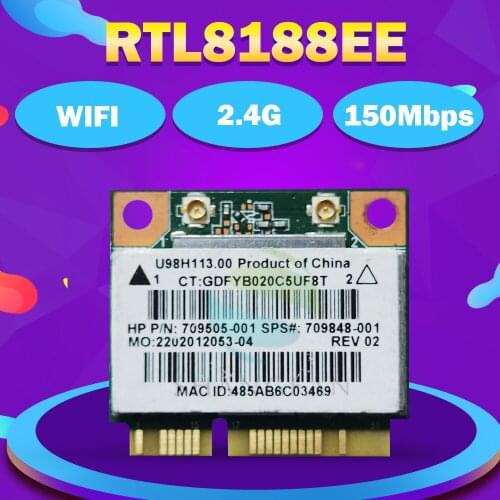 RealTek RTL8188EE RTL8188 Half Mini PCIe PCEI-express Wireless Wlan WIFI Card for 709848-001 For HP Pav500