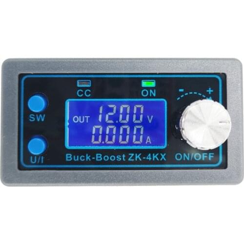 ZK-4KX 5KX DC DC Buck Boost Converter CC CV 0.5-30V 4A 5V 6V 12V 24V Power Module Adjustable Regulated laboratory power supply