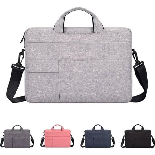 Laptop Bag 13 14 15 Shockproof Airbag Waterproof Shoulder Bags for MacBook Air Pro 13.3 14.1 15.4 15.6 Messenger Handbag