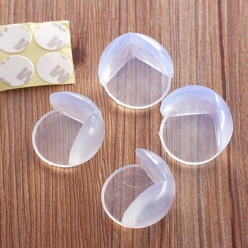 10pcs Baby Safety Edge & Corner Children Guards Spherical Collision Angle of Soft PVC Clear Corner Protector Baby Corner Guards