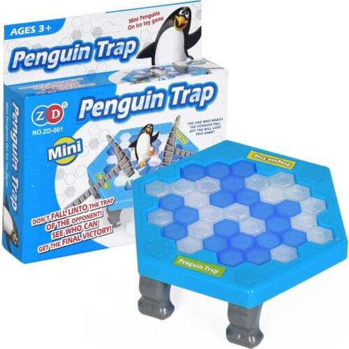 Funny Penguin Trap Interactive Indoor Board Game Ice Breaking Save The Penguin Parent-child Table Entertainment Toys Kids Gifts