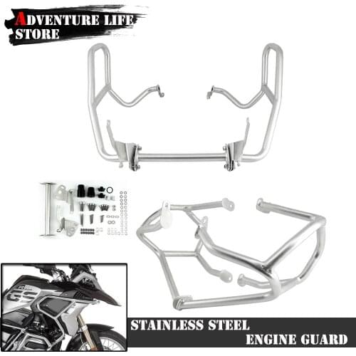 Motorcycle one set of Engine Guard Crash Tank Bar Bumper Upper Lower Fairing Frame Protector For BMW R1200GS LC R 1200GS 1200 GS
