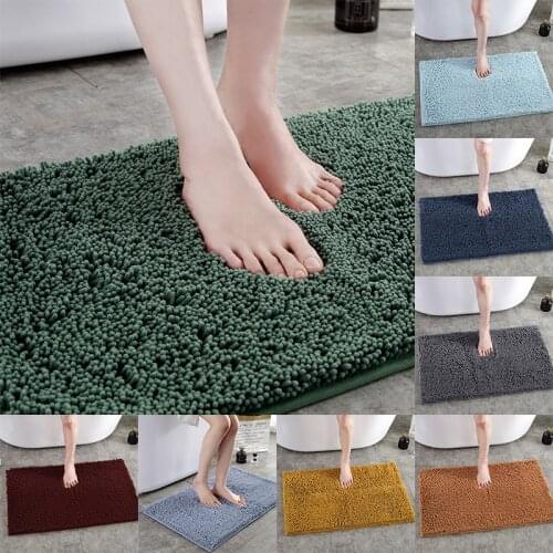 1PC 40x60cm Non Slip Bath Mat Bathroom Carpet Tapis Salle de Bain Mat in the Bathroom Comfortable Bath Pad Large Bathroom Rugs