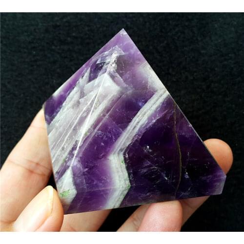 5cm Natural Dream Amethyst Quartz Crystal PYRAMID