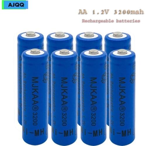 Factory Price Cheap AA 3200mAh 1.2V Ni-MH Rechargable Battery For Toys, Electric Vehicle Remote Checkpoint